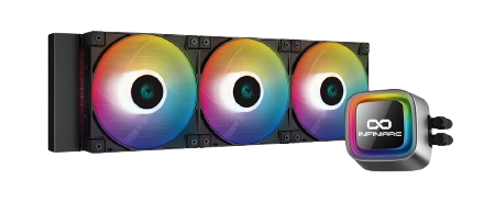 DEEPCOOL LS720 PREMIUM ARGB 360MM CPU LIQUID COOLER V2 INFINIARC EDITION - Tray