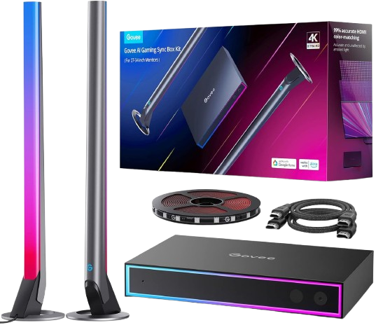 Govee RGBIC 27-34 inches. LED AI Gaming Sync Box Kit