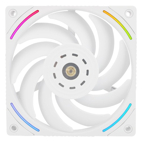 Thermalright TL-K12RW 120mm ARGB Case Fan, Silent Computer Fan with S-FDB Bearing, White Desktop Cooling CPU Fan