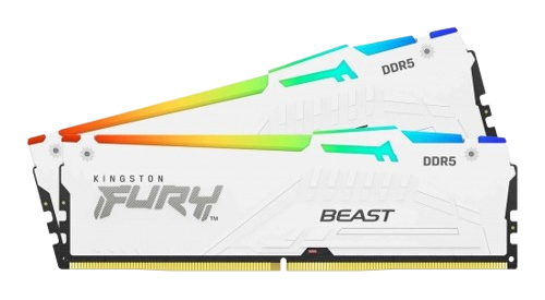 Kingston FURY Beast RGB 32GB (16GB x2) DDR5 5200MT/s Non-ECC Memory DIMM, XMP Memory