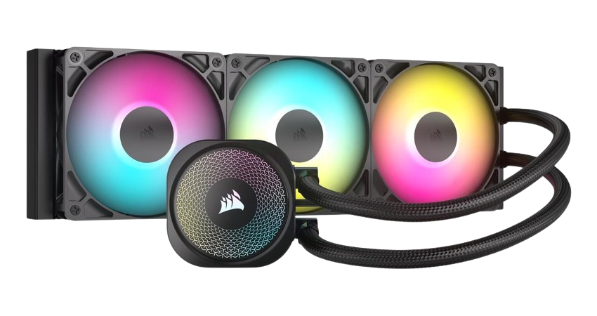 Corsair NAUTILUS 360 RS ARGB, 360mm Radiator Liquid Black CPU Cooler