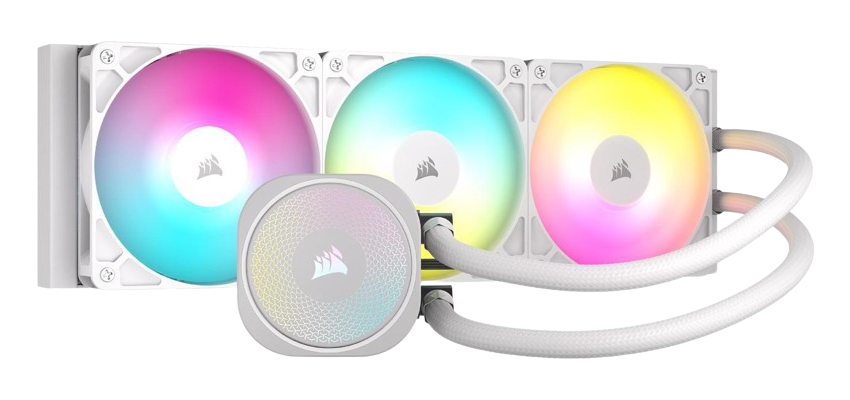 Corsair NAUTILUS 360 RS ARGB, 360mm Radiator Liquid White CPU Cooler