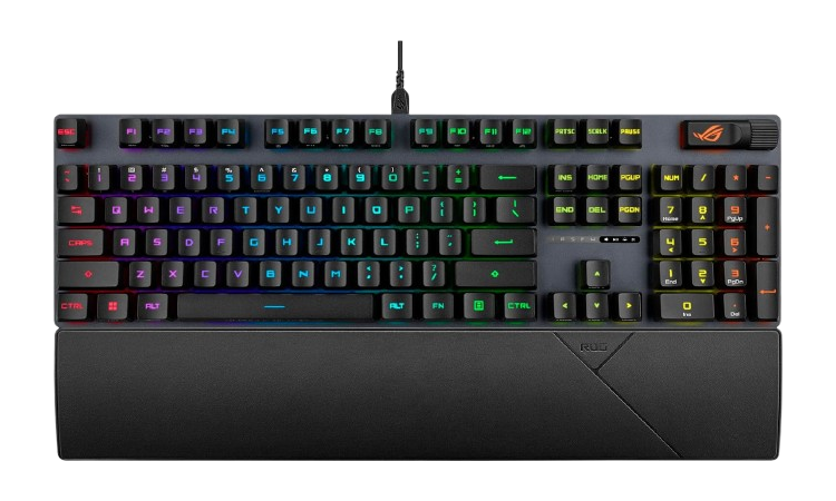 ASUS XA12 ROG Strix Scope II Red Switch Black English Gaming Keyboard