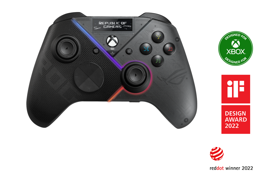 Asus ROG RAIKIRI PRO, OLED DISPLAY, CUSTOMIZABLE JOYSTICK PC CONTROLLER