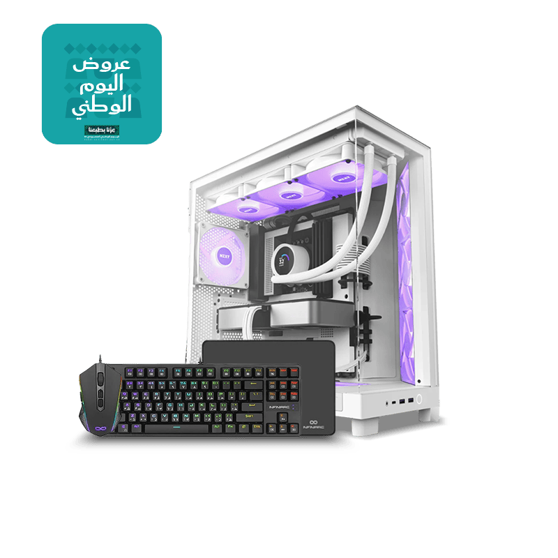 تجميعة بي سي قيمنق - كرت شاشة نفيديا 5080 - معالج ايه ام دي رايزن 7800X3D  - مبرد مائي - DDR5