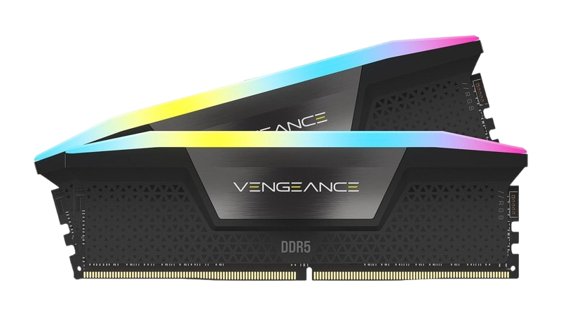 Corsair VENGEANCE RGB 32GB (2x16GB) 6000MT/s CL30 DDR5 Black Memory