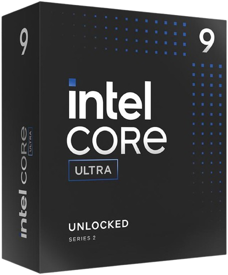 معالج Intel Core Ultra 9 285K، 24 نواة (8 أداء + 16 كفاءة)، حتى 5.70 جيجاهرتز، مقبس LGA 1851، صندوق المعالج – Intel Processor Box 