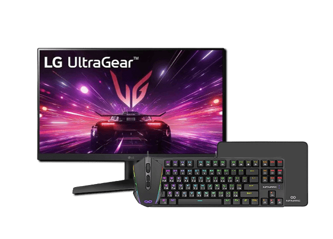 LG UltraGear 24” Full HD IPS, 180Hz, HDR10 Monitor + S116 Combo