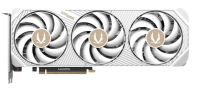 كرت شاشة زوتاك جيمنج RTX 5070 إصدار AMP باللون الأبيض