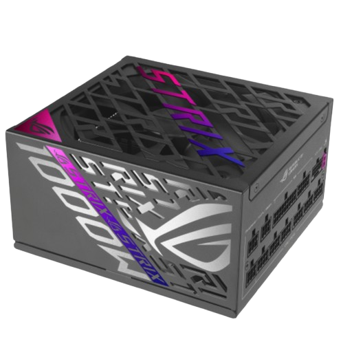 ASUS ROG Strix 1000W Fully Modular Power Supply, 80 PLUS Platinum Efficiency, Active PFC, GaN MOSFET, ATX 3.1 Compatible