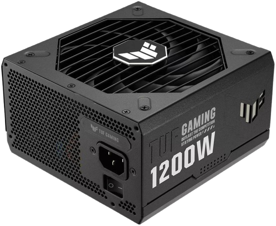 Asus TUF Gaming 1200W, 80 Plus Gold, Fully modular, Dual ball fan bearings PSU