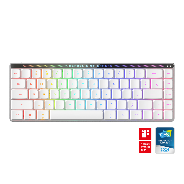 Asus ROG Falchion RX Low Profile 65% compact wireless Gaming Keyboard