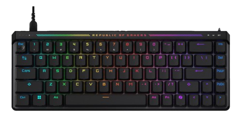 Asus M605 ROG FALCHION ACE HFX RGB Gaming Black Arabic Keys Keyboard