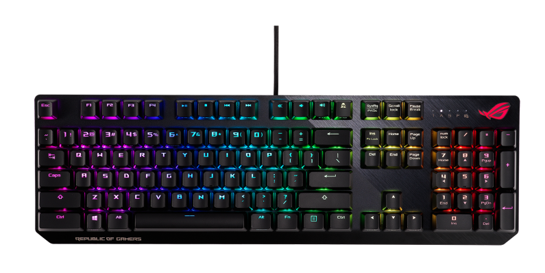 Asus ROG Strix Scope mechanical RGB Gaming Black Arabic Keys Keyboard
