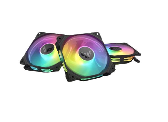 ASUS TUF Gaming TR120 ARGB Reverse Fan - Triple Pack BLACK