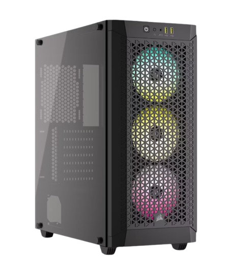 Corsair 480T RGB Airflow Tempered Glass Mid-Tower BLACK Case 