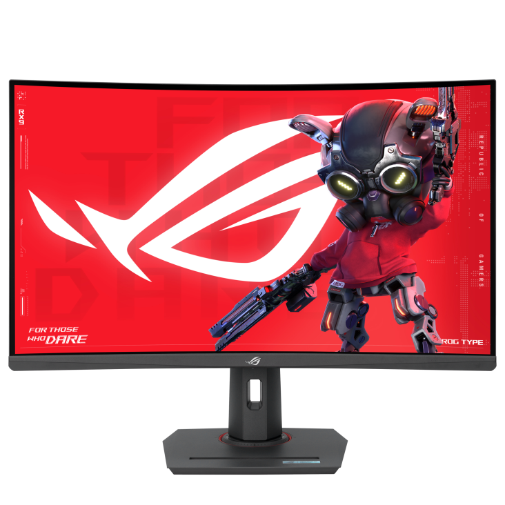Asus ROG Strix XG32WCS, 32-inch, 2560x1440, Curved, 180Hz (Above 144Hz), 1ms (GTG), Fast VA, Extreme Low Motion Blur Gaming Monitor
