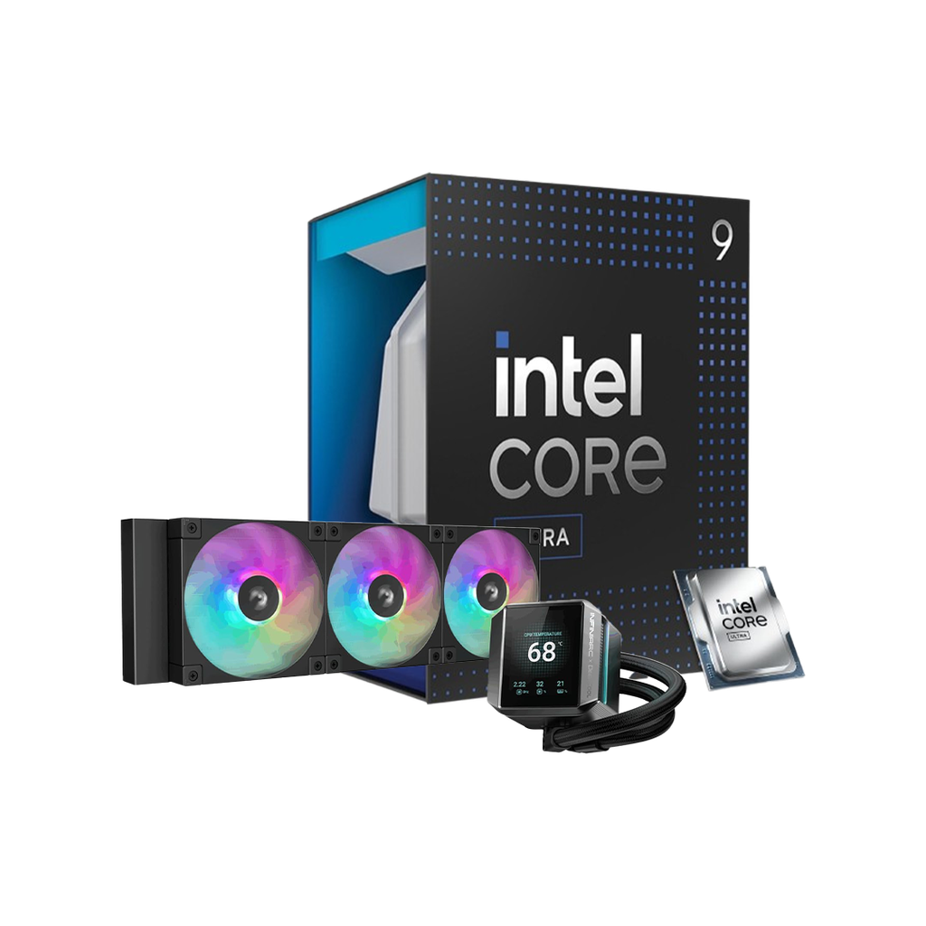 Intel core Ultra 9 285K With DeepCool MYSTIQUE 360 LCD Liquid Cooler INFINIARC EDITION Bundle