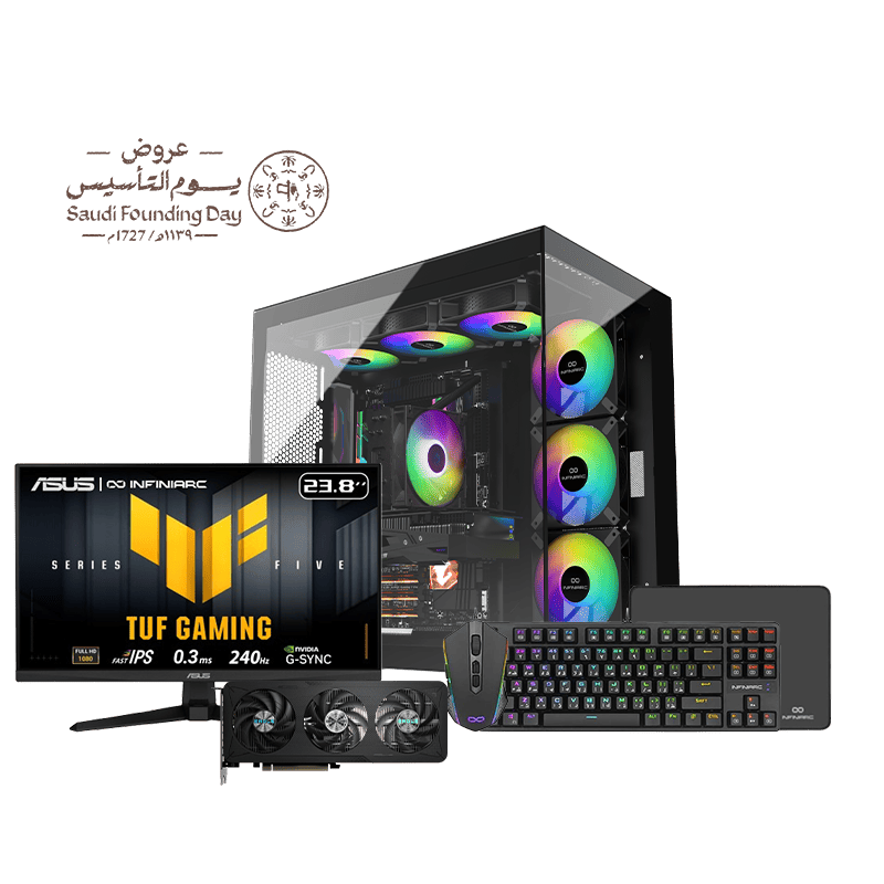 GAMING Desktop Bundle PC - NVIDIA RTX 5060 - Intel - DDR5 TABBY