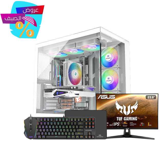 GAMING Desktop Bundle PC - NVIDIA RTX 5060 - Intel Core 14th gen - DDR5 TABBY