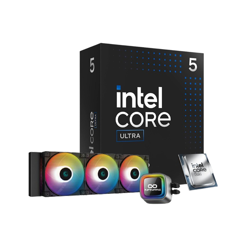 Intel Ultra core 5 245KF CPU With LS720 Liquid Cooler Bundle