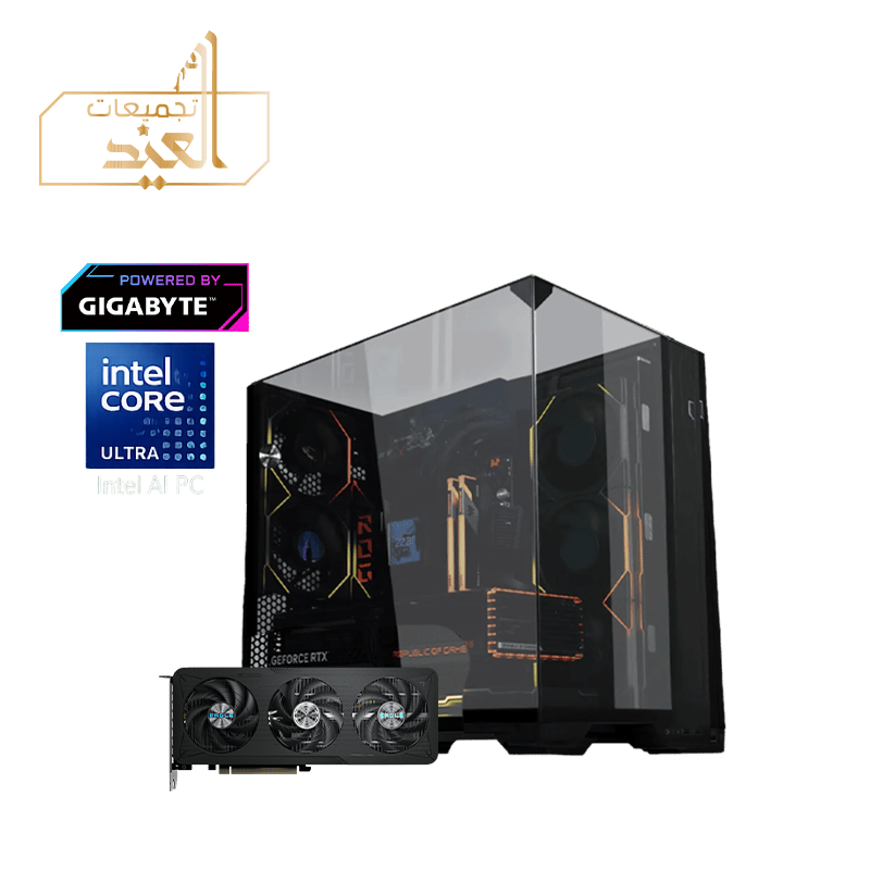 تجميعة بي سي قيمنق – كرت شاشة نفيديا RTX 5060 – معالج Intel Core 7 – ذاكرة DDR5