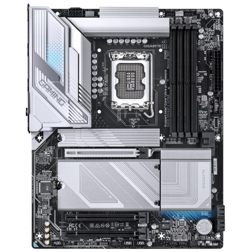 Gigabyte B860 GAMING X WIFI6E, Intel Ultra DDR5 White Motherboard