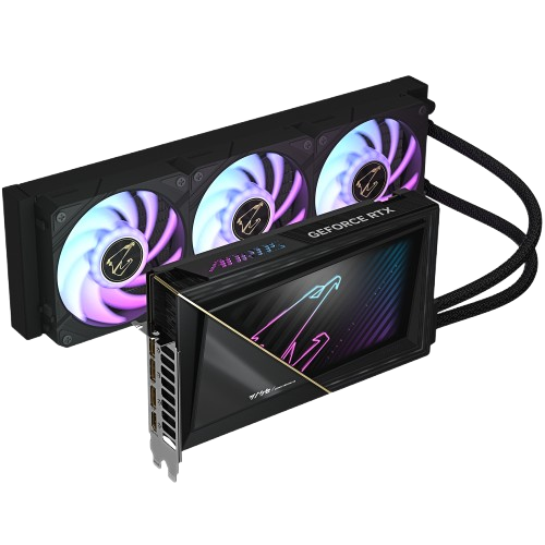 Ggabyte AORUS XTREME WATERFORCE GeForce RTX 5090 32G GDDR7 Black GPU