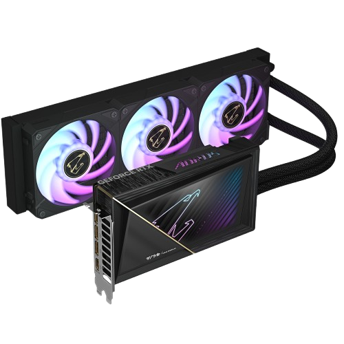 Gigabyte AORUS GeForce RTX 5080 XTREME WATERFORCE 16G GDDR7 Black GPU