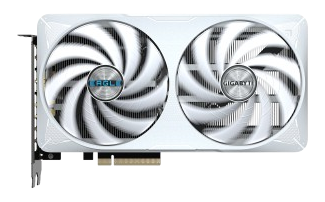 كرت شاشة جيجابايت إيجل آيس RTX 5060 Ti إصدار OC بسعة 16 جيجابايت GDDR7 باللون الأبيض