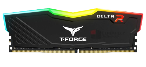 Teamgroup Delta RGB 16GB (16GBx1) DDR4 3200MHz Black Desktop Memory