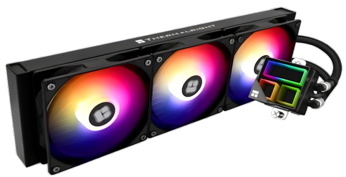 THERMALRIGHT Frozen Infinity RGB TLC12C-S 360 Black Water Cooler (Tray)