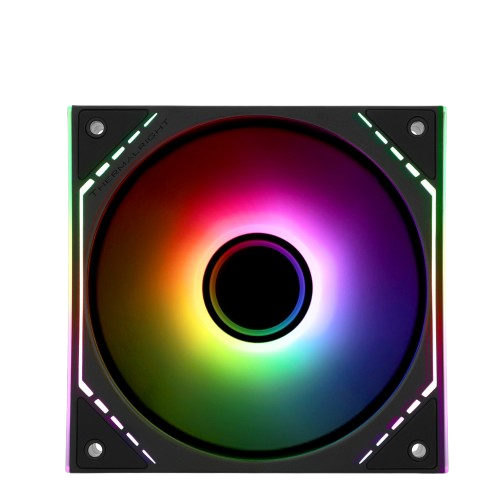 Thermalright TL-M12R 120mm Infinite Mirror Light Effect, Silent Fan with 1500RPM Speed, Reverse Black Case Fan (bulk)