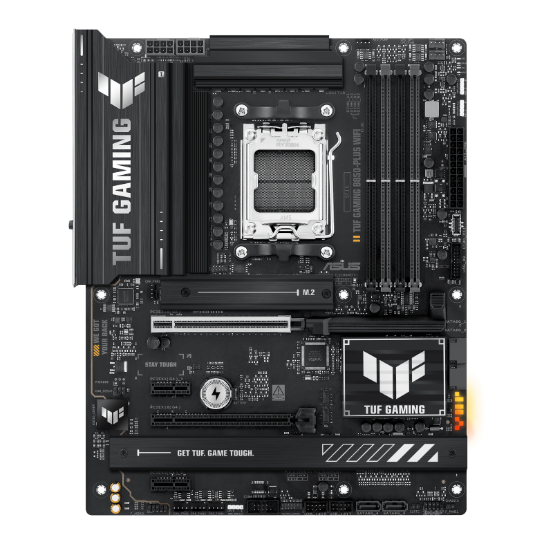 Asus TUF GAMING B850-PLUS WIFI AM5, DDR5 ATX Black Motherboard