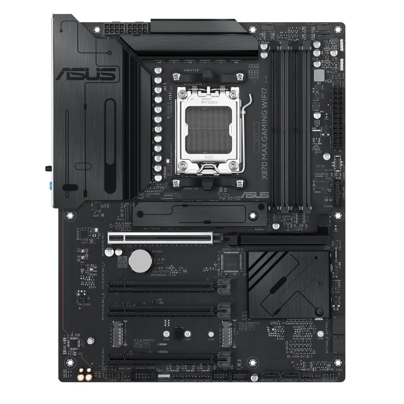 Asus X870 MAX GAMING WIFI7 AM5, DDR5 ATX Black Motherboard