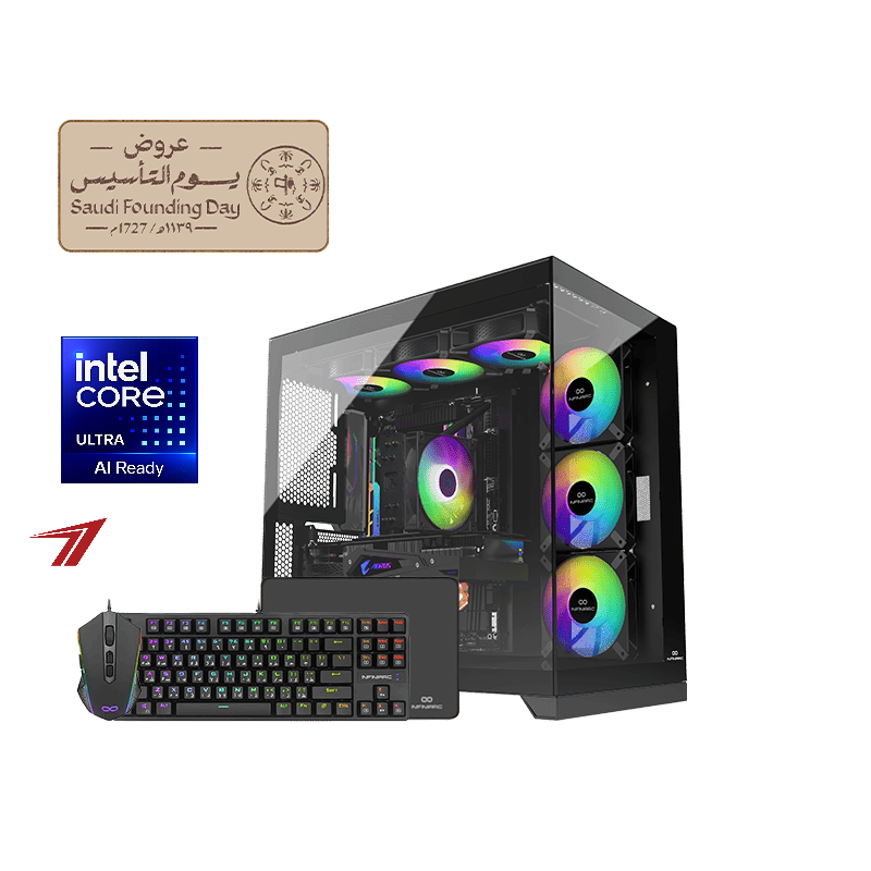 تجميعة بي سي قيمنق  – كرت شاشة نفيديا RTX 5050 – معالج إنتل – DDR5