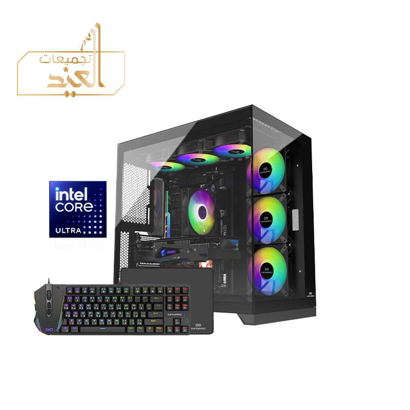 تجميعة بي سي قيمنق  – كرت شاشة نفيديا RTX 5050 – معالج إنتل – DDR5