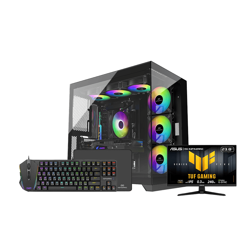 تجميعة بي سي قيمنق بندل – كرت شاشة نفيديا RTX 5050 – معالج إنتل كور الجيل 14 – DDR5