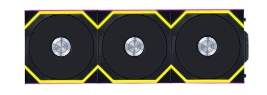 Lian Li UNI SL Wireless 120, 3-Pack Black FAN