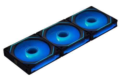 Lian Li 120mm UNI FAN SL-INFINITY Reverse Blade, 3-Pack Black Fans 