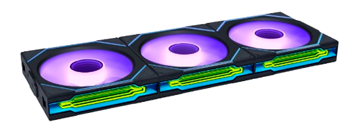 Lian Li UNI FAN SL-INF 120mm Wireless Black 3-Pack Fan