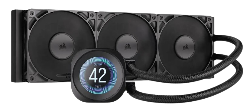 Corsair NAUTILUS 360 RS LCD Black Liquid CPU Cooler 