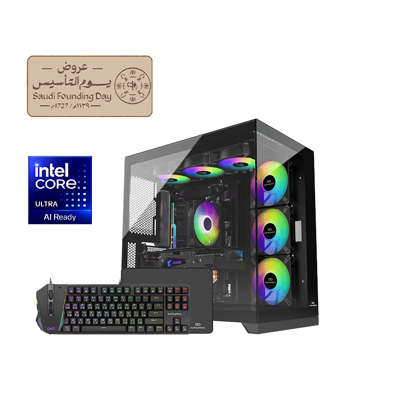 تجميعة بي سي قيمنق - كرت شاشة نفيديا RTX 5060 Ti - معالج انتل - DDR5