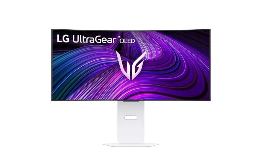 شاشة ألعاب LG UltraGear OLED مقاس 34 بوصة، بدقة WQHD ‏(3440 × 1440)، منحنية، معدل تحديث 240Hz، زمن استجابة 0.03ms، مع دعم NVIDIA G-Sync