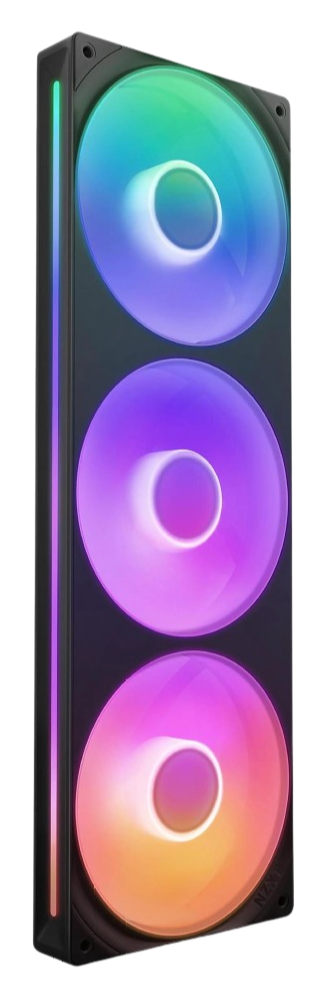 NZXT F360 RGB LED Single-Frame 3IN1 Black Fan Kit