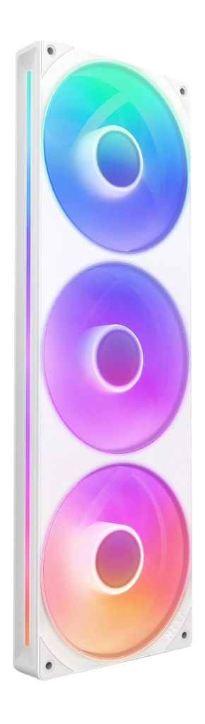 NZXT F360 RGB LED Single-Frame 3IN1 White Fan Kit