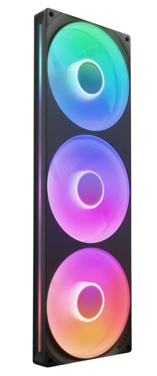 NZXT F420 RGB Core 420mm Single Frame Black Fan Kit