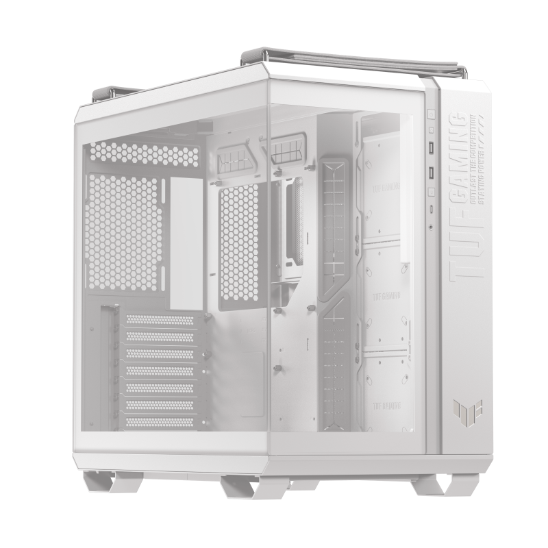 Asus TUF Gaming GT502 Horizon, Panoramic ATX Mid Tower White Gaming Case