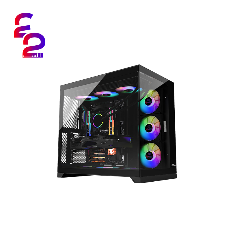 تجميعة بي سي قيمنق جاهزة للشحن – كرت شاشة NVIDIA RTX 5050 – معالج Intel Core الجيل الرابع عشر – ذاكرة DDR5