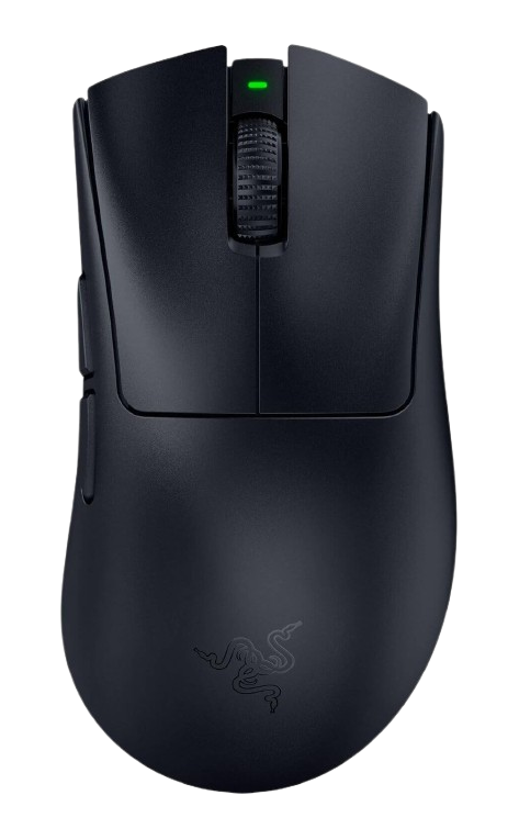 ماوس الألعاب Razer DeathAdder V4 Pro اللاسلكي – أسود (معدل استطلاع 8000 Hz، سرعة قصوى 900 IPS، حساسية قصوى 45,000 DPI)